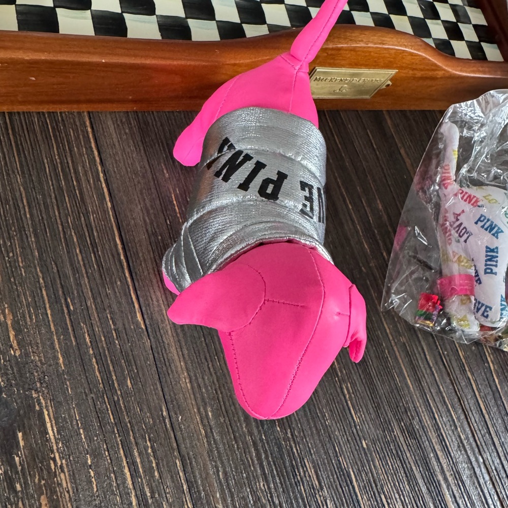 Victoria’s Secret pink dogs bundle VS DOGS pups confetti opening day dog vest - Picture 9 of 13